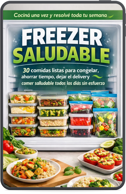 TU FREEZER SALUDABLE (RECETAS LISTAS PARA CONGELAR)