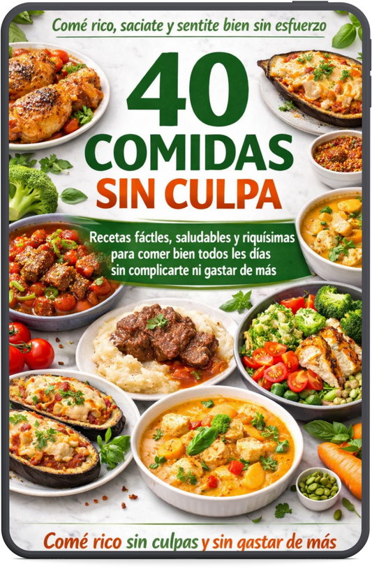 40 COMIDAS SIN CULPA